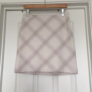 🍁WHBM Windowpane Skirt